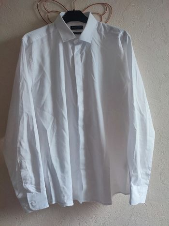 Chemise blanche homme Armand Thiery - Coupe ajustée - Taille L