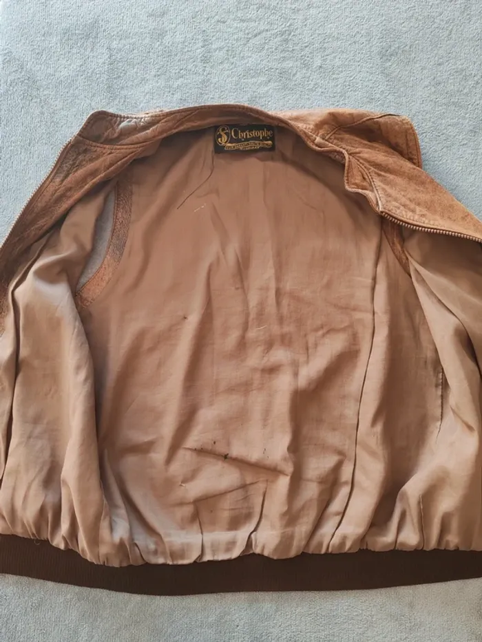 Gilet sans manches cuir vieilli “Christophe – Mussidan” Taille M (Homme) - photo numéro 5