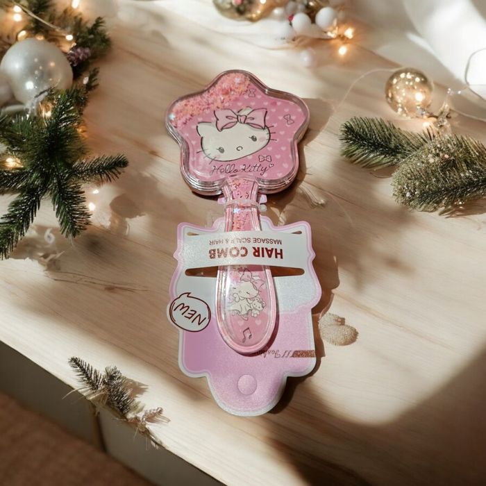 Brosse en étoile Hello Kitty paillettes - photo numéro 2