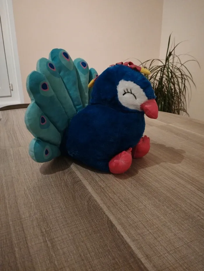 Peluche paon - photo numéro 4