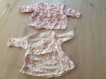 Lot de 2 tuniques 6 mois