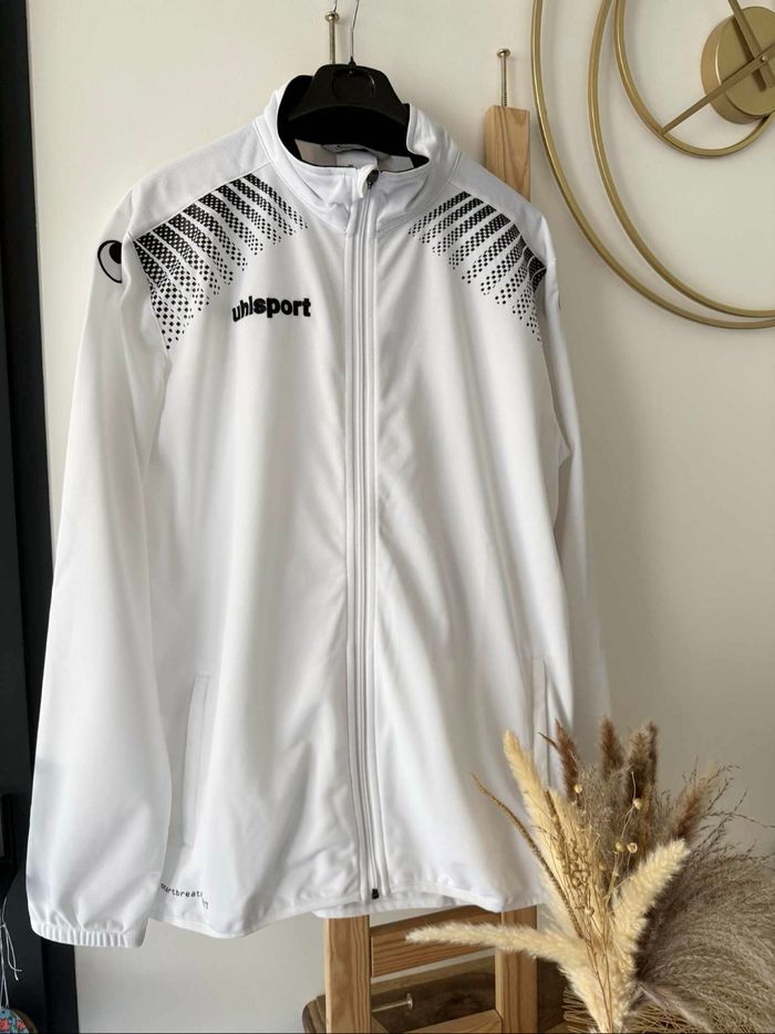 Veste de sport homme blanche et noir Uhlport taille XL - photo numéro 3