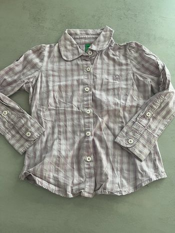 Chemise à carreaux benetton