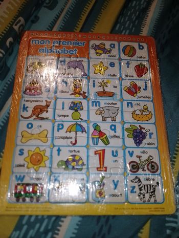 Mon premier alphabet puzzle Complet 24 pièces