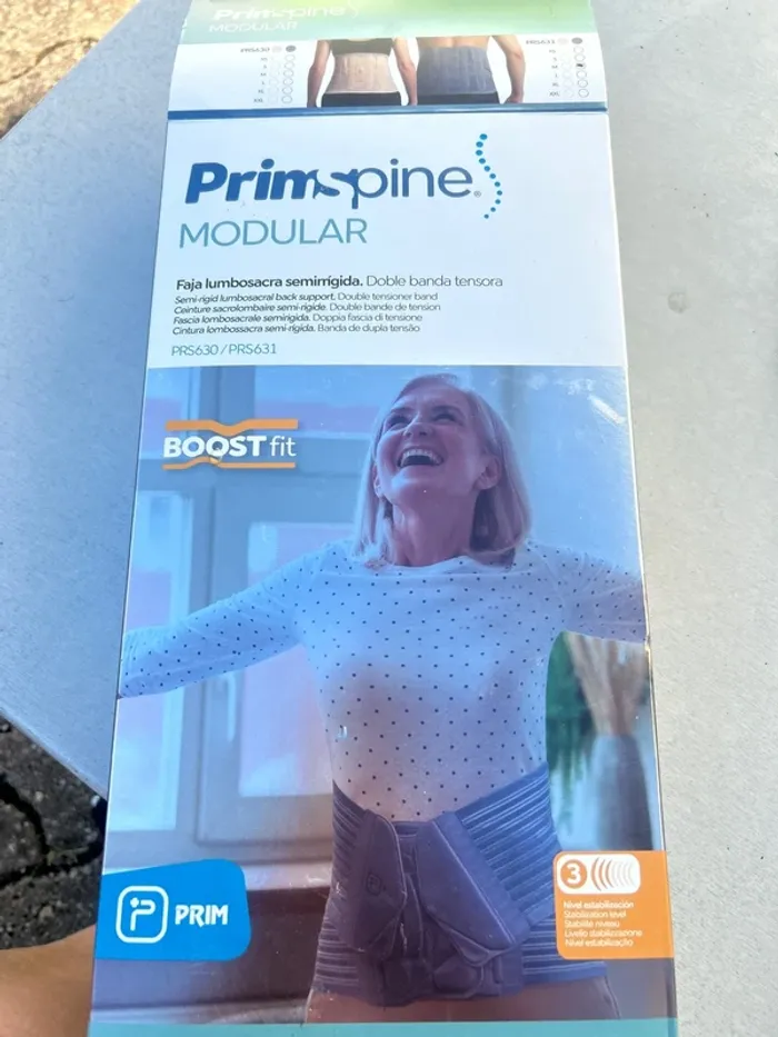 Ceinture sacrolombaire, semi rigide