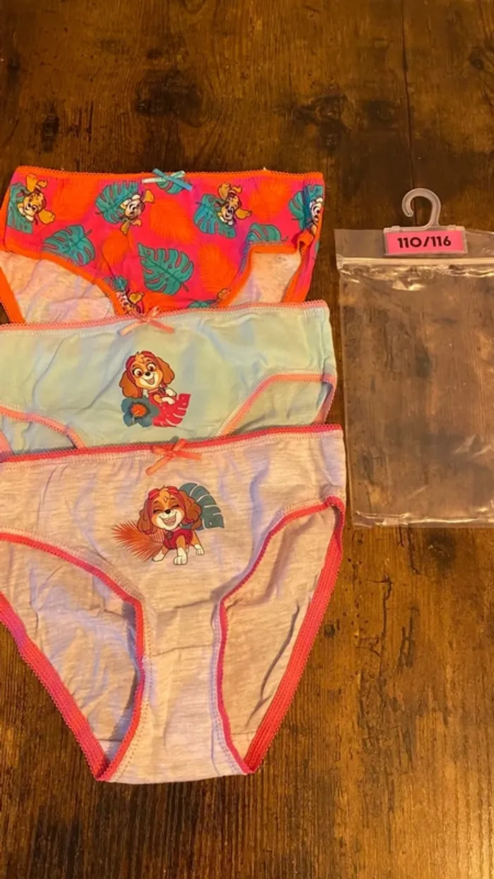 Lot de 3 culottes enfants