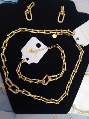 Ensemble de bijoux acier inoxydable