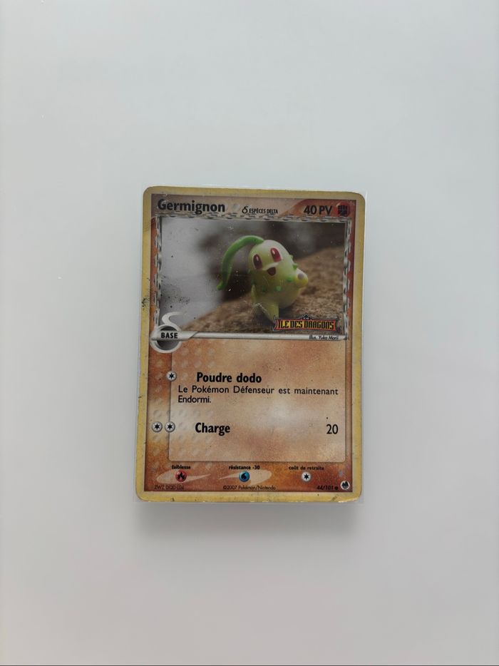 Carte Pokémon germignon holo stamp îles des dragons 44/101