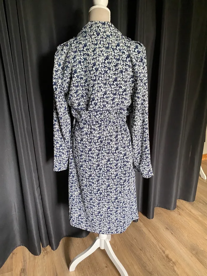 Trench-coat à fleurs Yumi - photo numéro 7