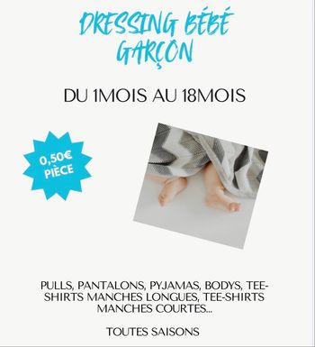 Vêtements bébé garçon 