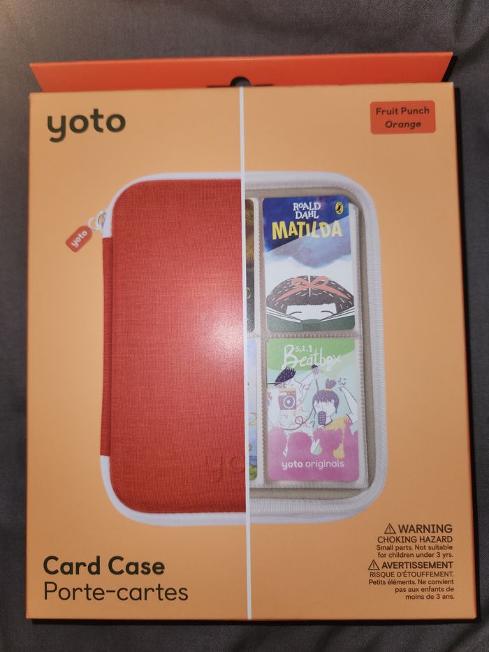 porte carte yoto orange
