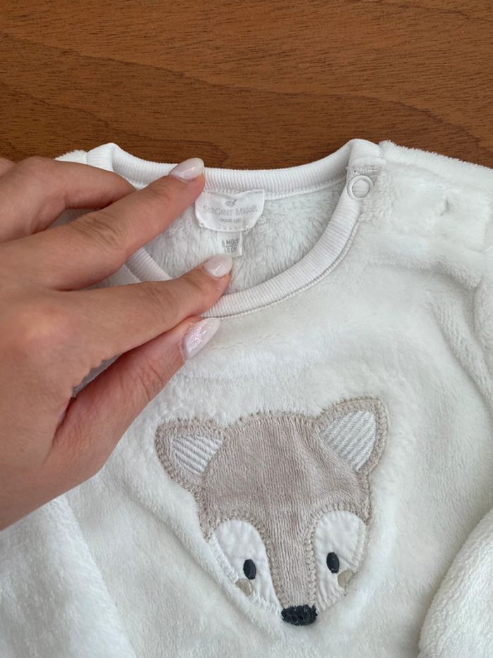 Pull chaud velours renard Sergent Major - photo numéro 3