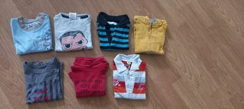 Lot de 7 Tee-shirts manches longues