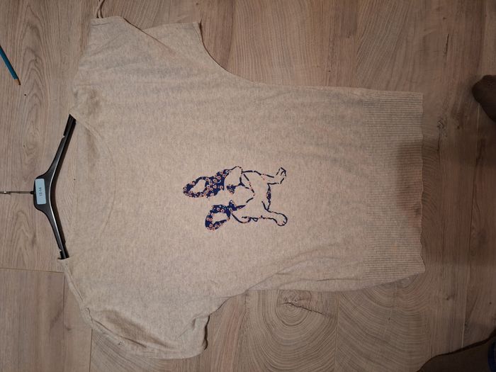 Pull sans manche motif bouledogue français 38 - photo numéro 3