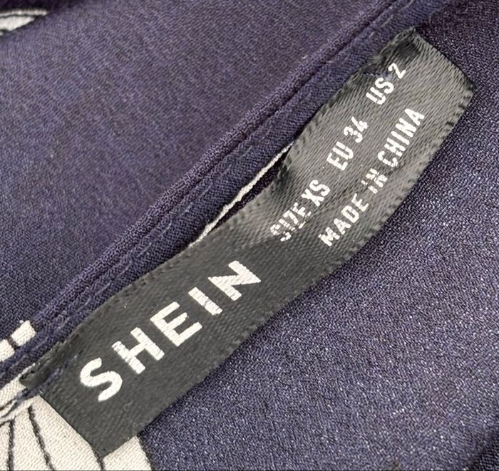 🌿Robe cache-cœur à motif feuilles Taille 34 – Shein - photo numéro 6