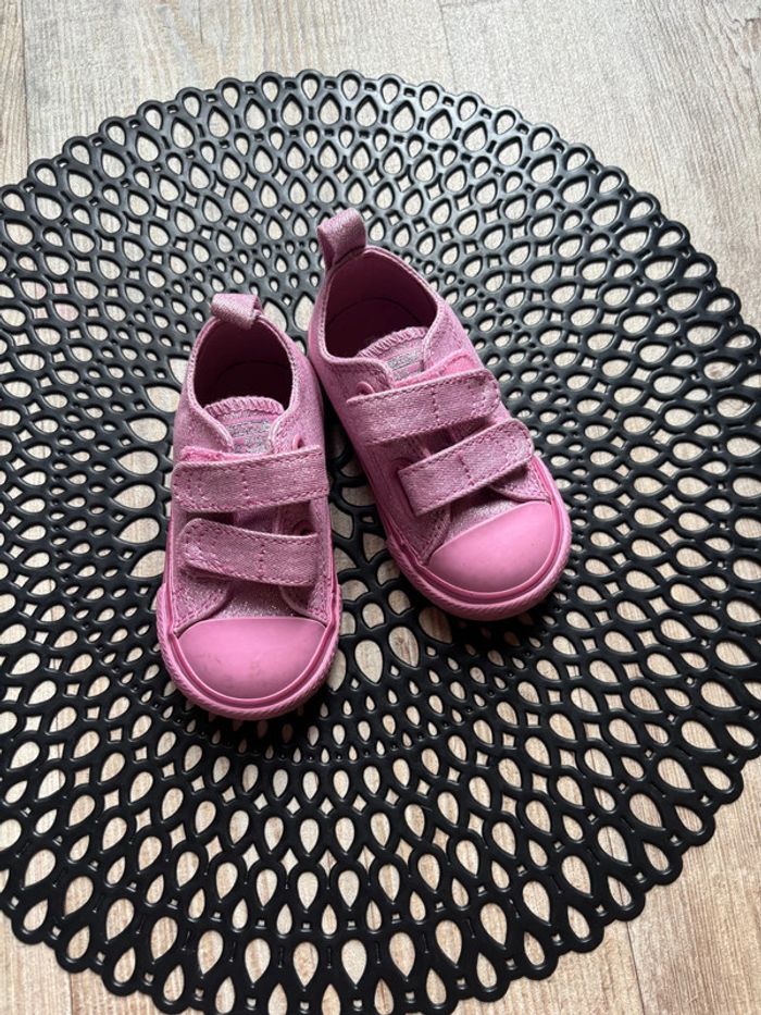 Converse rose scratch paillette - photo numéro 2