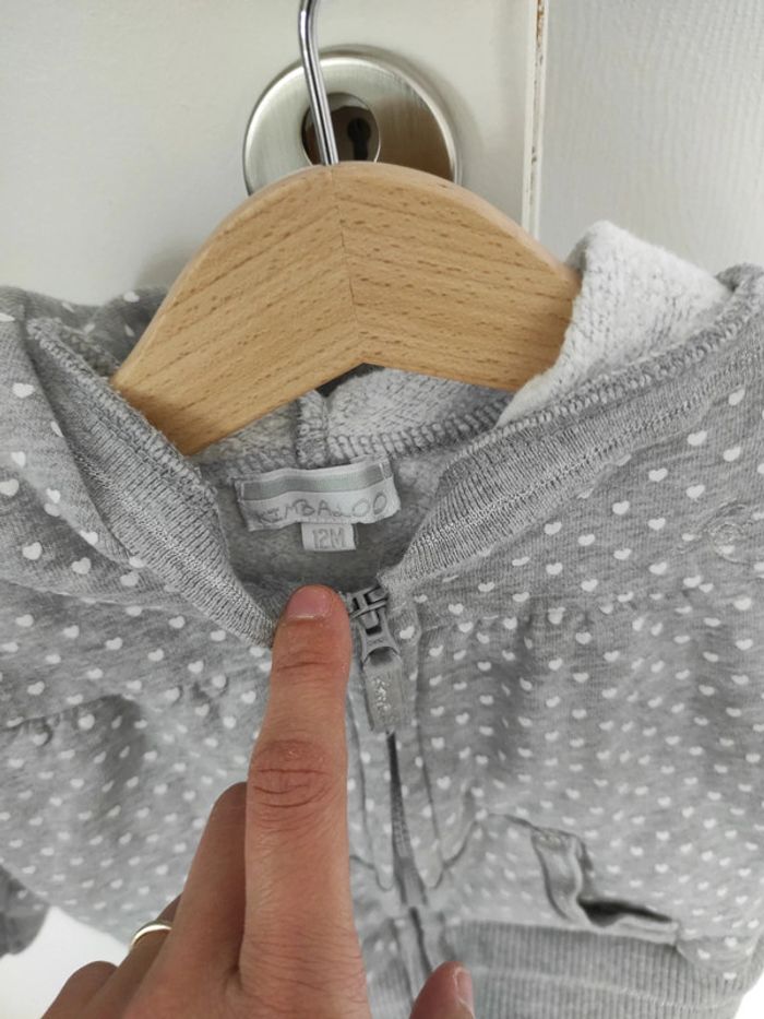 Gilet zippé 12 mois - photo numéro 4