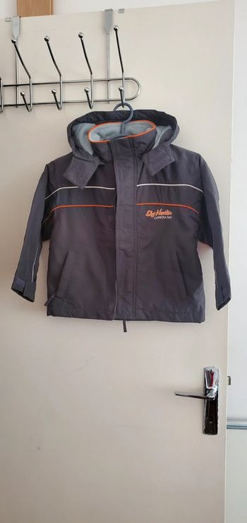 Manteau 5 ans gris foncé, noir clair