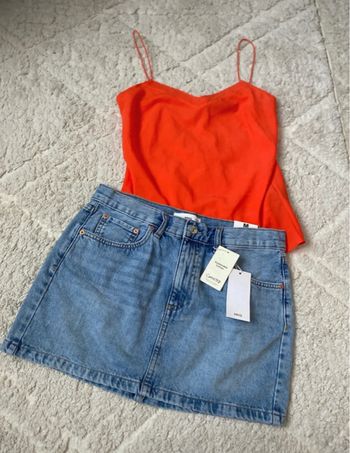 Jupe en jeans MNG taille m