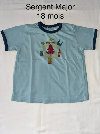 T-shirt sergent Major 18 mois