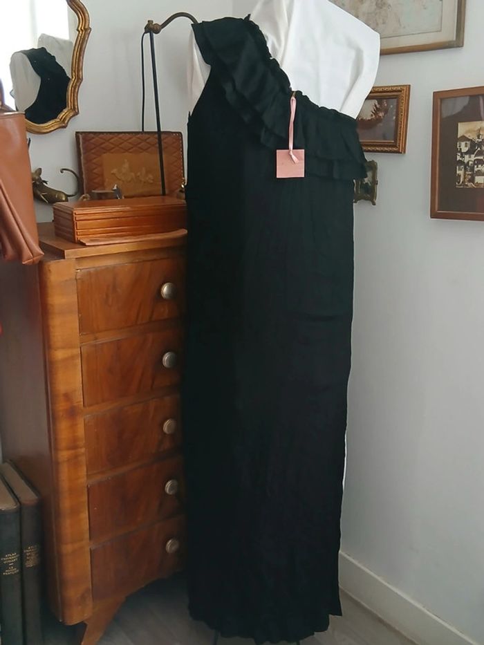 Robe maxi longue one shoulder une épaule gypsy chic bohème - photo numéro 4
