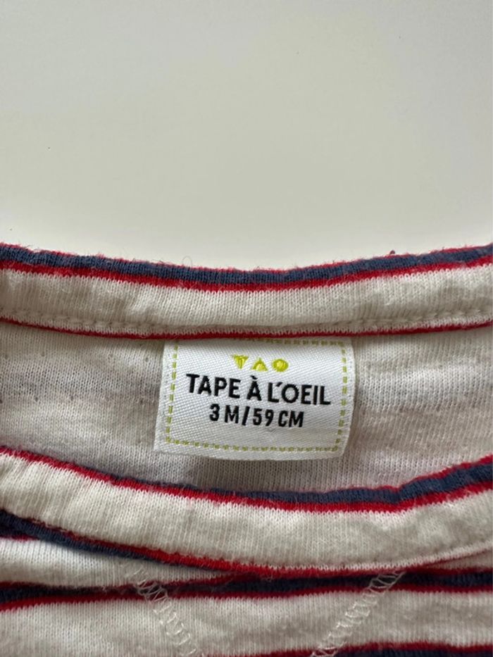 Tee-shirt manches longues - 3 mois - Tape à l’œil - photo numéro 3