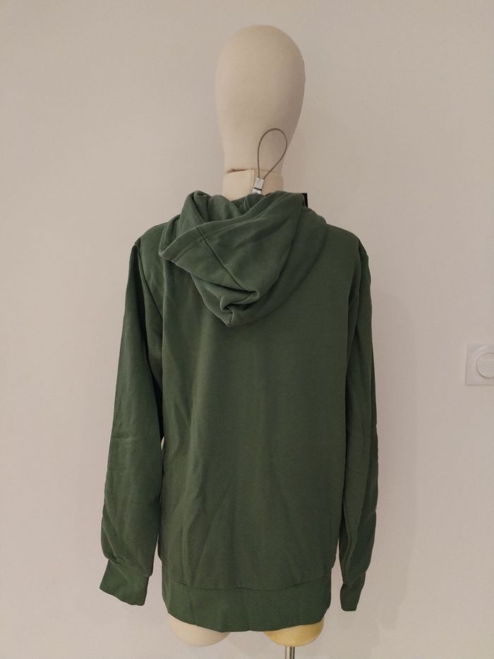 VESTE DE SURVÊTEMENT VERTE KAKi FEMME LOGO AUTHENTIQUE ADIDAS TAILLE S/36 - photo numéro 4