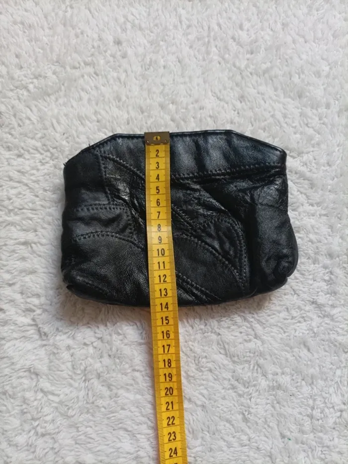 Pochette cuir noire - photo numéro 7