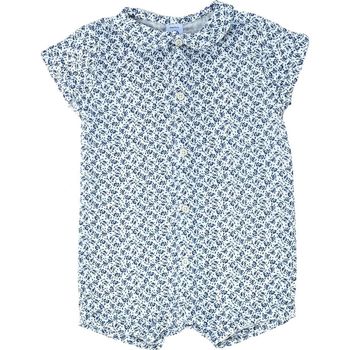 Petit Bateau Combinaison courte 12 mois en gaze de coton