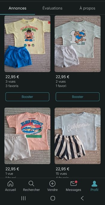 Ensemble Neuf ou tres bon etat garcon zara