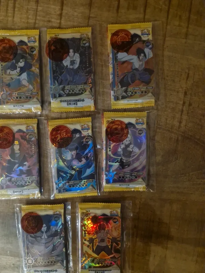 8 x 2 Boosters Naruto + 8 cartes SSR Chinois - photo numéro 3