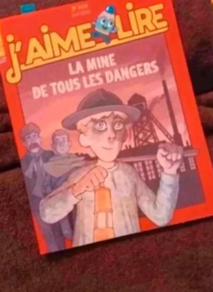 Livre j'aime lire la mine de tous les dangers