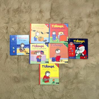7 livres Tchoupi 