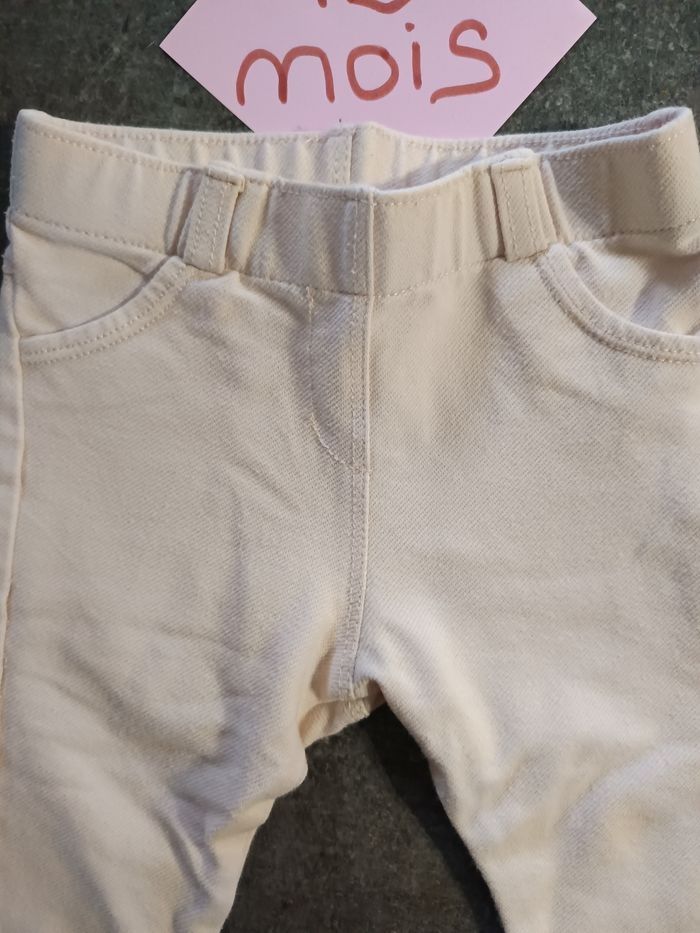 Jegging rose pâle 12 mois - photo numéro 2