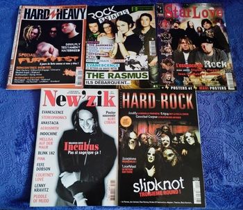 Lot 3 Magazines 2004 Métal Musique Hard Rock New Zik Hard'n Heavy Rock Stars