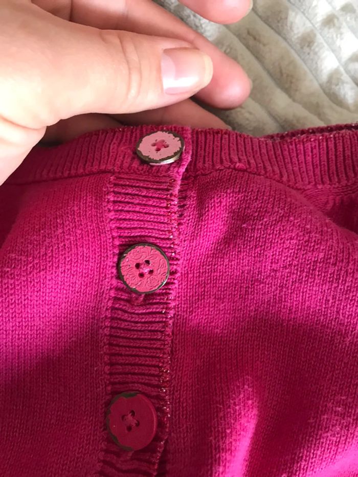 Gilet vertbaudet rose 3 ans - photo numéro 3