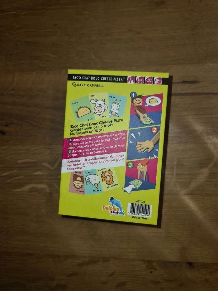 Proche du neuf Jeu de cartes Taco Chat Bouc Cheese Pizza des éditions Blue Orange - photo numéro 3