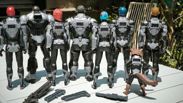 Ensemble complet de 8 figurines Hasbro Avengers Endgame Marvel Titan Hero Series - photo numéro 7