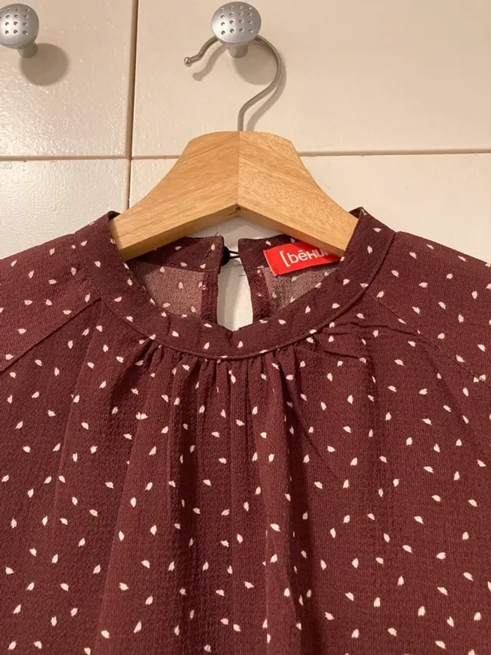 Blouse bordeaux Beluha - photo numéro 3