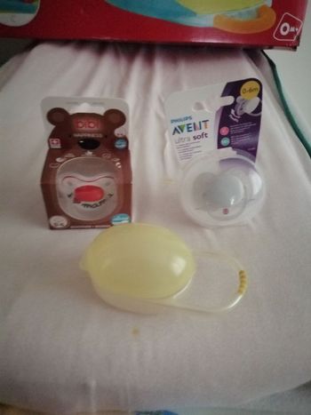 Tétine et protège tétine