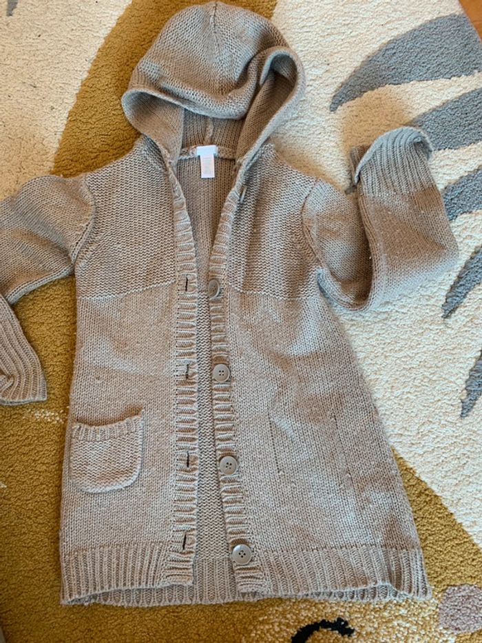 Gilet en maille long