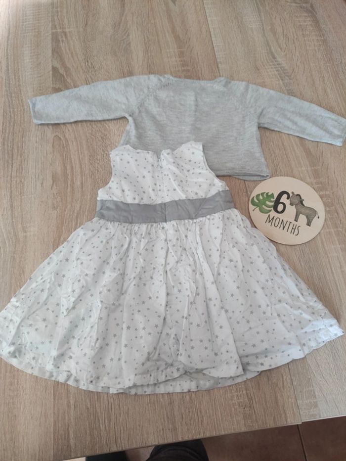 Robe et Boléro taille 6 mois - photo numéro 3
