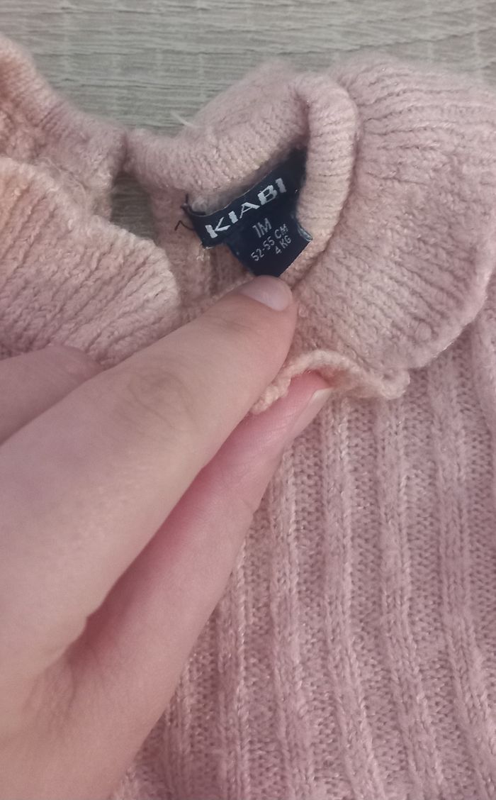 Robe fille chaude Taille 1 mois manche longue - photo numéro 2