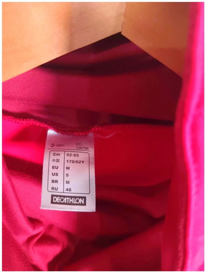 C8 sous pull fuchsia décathlon M - photo numéro 3