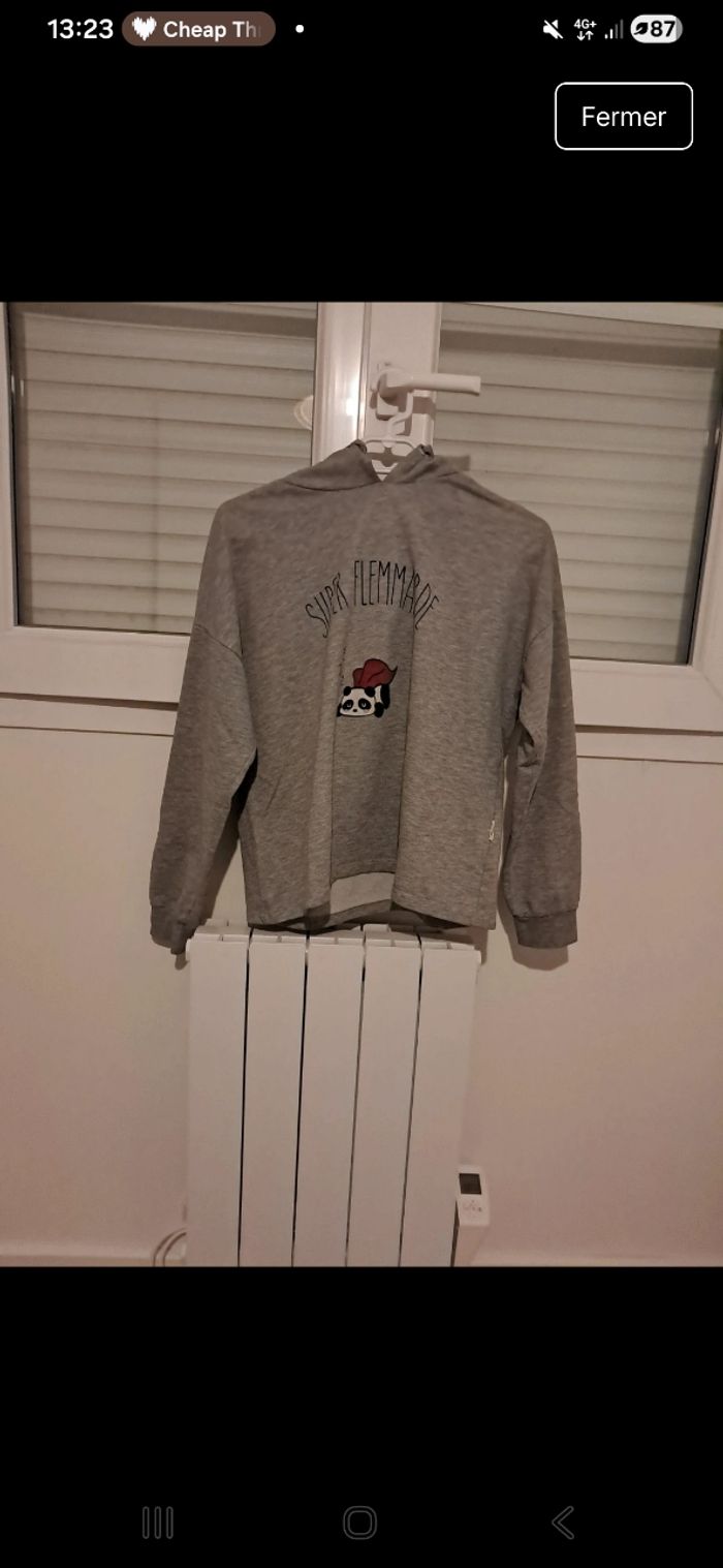 Sweat super flemmarde