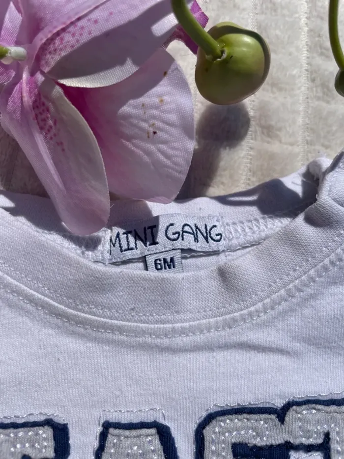 T-shirt manches longues / pull fin garçon – 6 mois Mini Gang - photo numéro 4