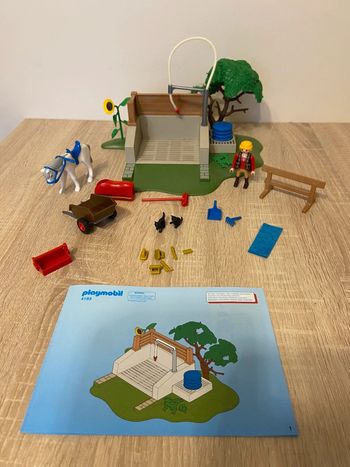 Playmobil 4193 Box de lavage chevaux