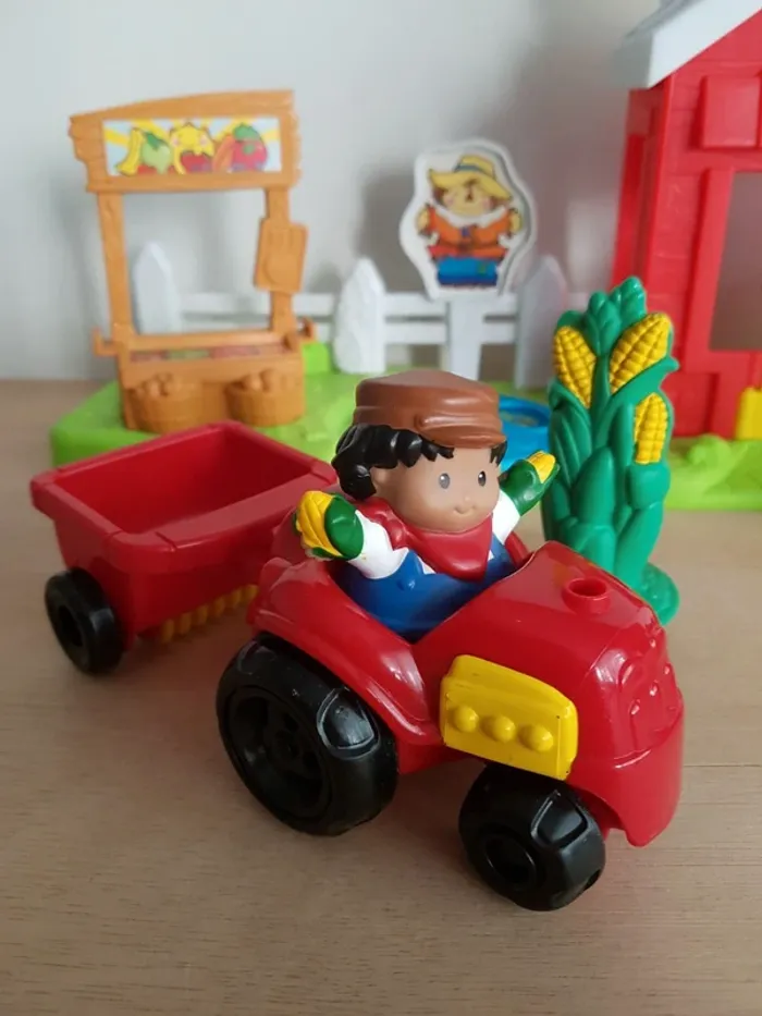 Fisher Price écurie et stand du marché fermier Little people - photo numéro 17