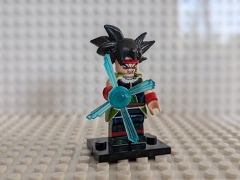 Dragon Ball : Figurine Bardock , prêt au combat, style lego