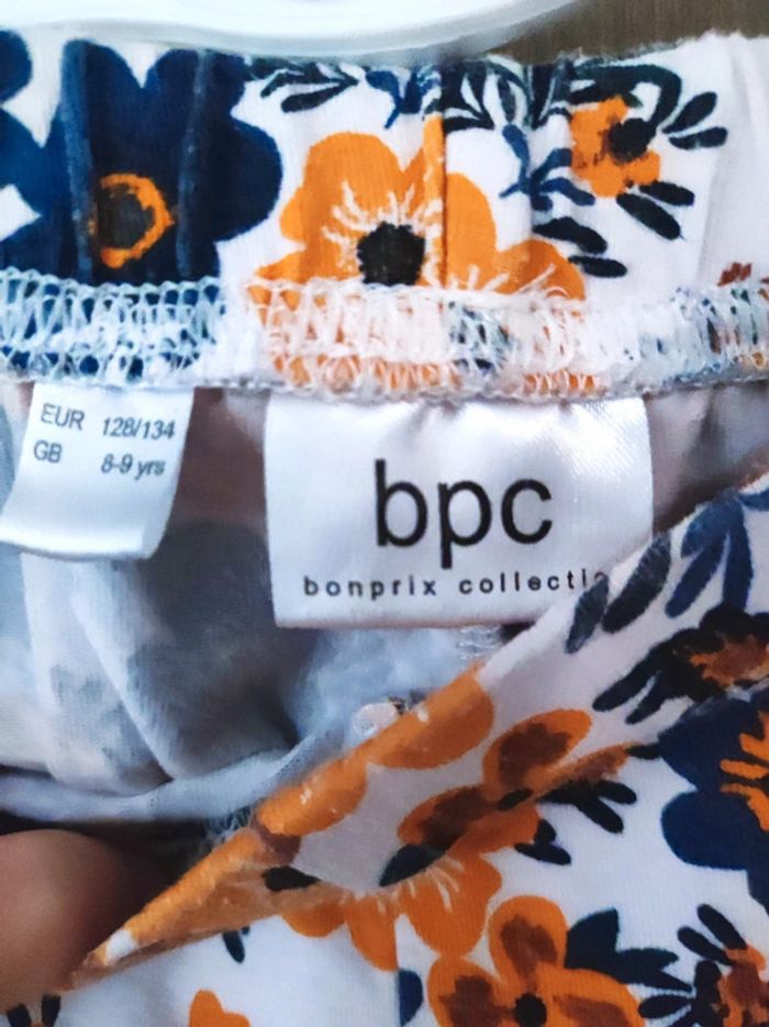 Pantalon blanc imprimé fleuri 8 ans BPC - photo numéro 6